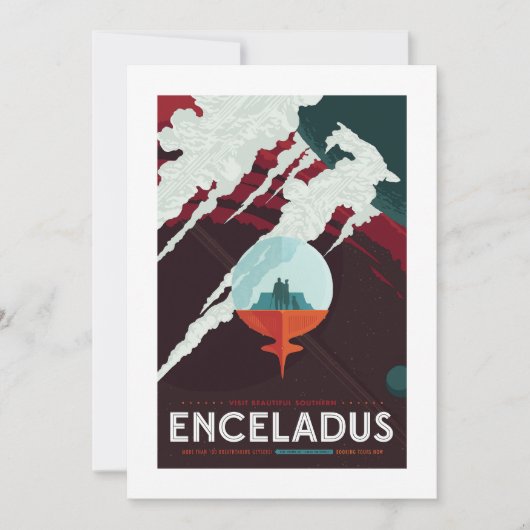 Enceladus | Zukunftsvisionen der NASA (Vorderseite)