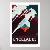 Enceladus | Zukunftsvisionen der NASA Poster (Vorne)