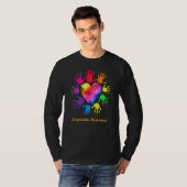 Encephalitis Awareness Hands Encephalitis T-Shirt (Vorne ganz)