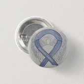 Encephalitis Buttone des Engelsands des Silbernen  Button (Vorne & Hinten)