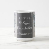 Encephalitis Sensibilisierungsband Engel Custom Ta Kaffeetasse (Mittel)