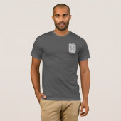 Encephalitis Silver Awareness Ribbon Angel T-Shirt (Vorne ganz)