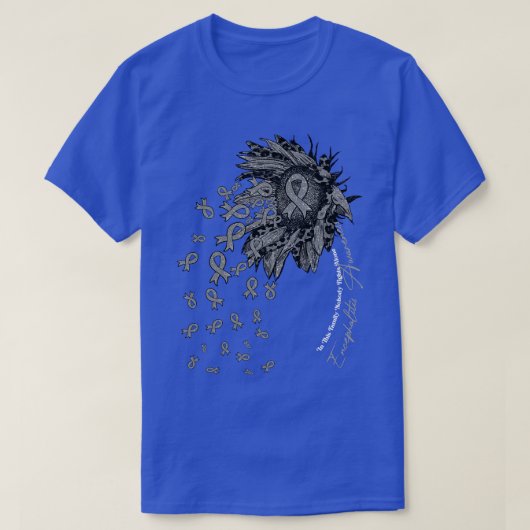 Encephalitis: Sonnenblumen im Bewusstsein T-Shirt (Design vorne)