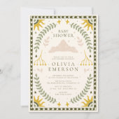 Enchangerie Forest Baby-Dusche Einladung (Vorderseite)