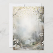 Enchangerie Forest Baby-Dusche Einladung (Rückseite)