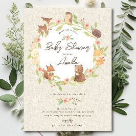 Enchangerie Forest Baby-Dusche Einladung