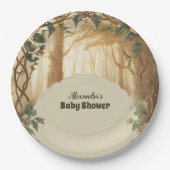 Enchangerie Forest Baby-Dusche Pappteller (Vorderseite)