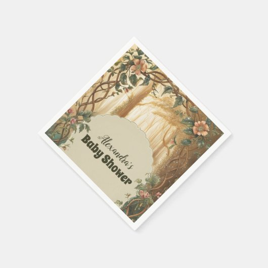 Enchangerie Forest Baby-Dusche Serviette (Ecke)