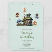 Enchangerie Mushroom zum 3. Geburtstag Einladung