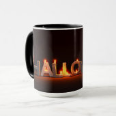 "Enchant your mornings with our Halloween mugs" Tasse (Vorderseite Links)