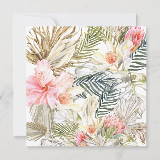 Enchanted African Safari | Boho Botanical Wedding (Rückseite)