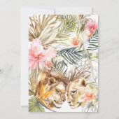 Enchanted African Safari | Hochzeitsempfang (Rückseite)