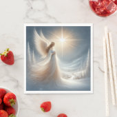 Enchanted Angel Christmas Party Paper Napkins Serviette (Beispiel)
