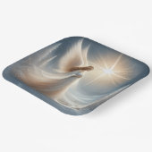 Enchanted Angel Christmas Party Plates Pappteller (Gewinkelt)
