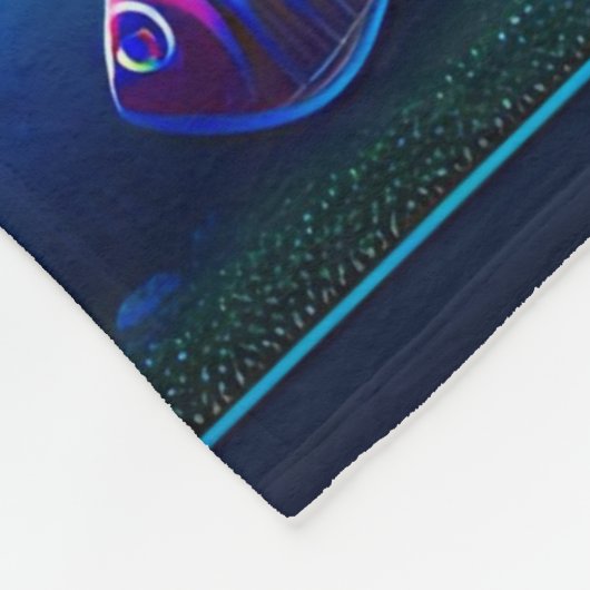 "Enchanted Aquarium Escape" Fleecedecke (Ecke)