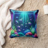 "Enchanted Aquarium Escape" Kissen (Decke)