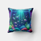 "Enchanted Aquarium Escape" Kissen (Rückseite)