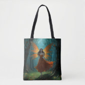 Enchanted Autumn Fairy Thanksgiving Fantasy Art Tasche (Vorderseite)