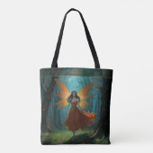 Enchanted Autumn Fairy Thanksgiving Fantasy Art Tasche (Rückseite)