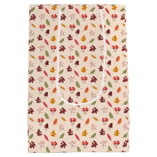 Enchanted Autumn Forest Mittlere Geschenktüte (Rückseite)