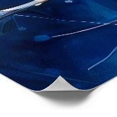 Enchanted Autumn Night Forest Poster (Ecke)