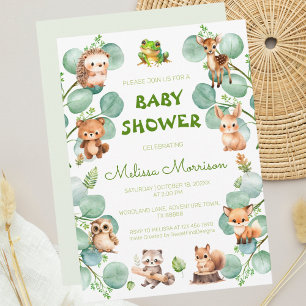 Enchanted Baby Boy Shower Einladung