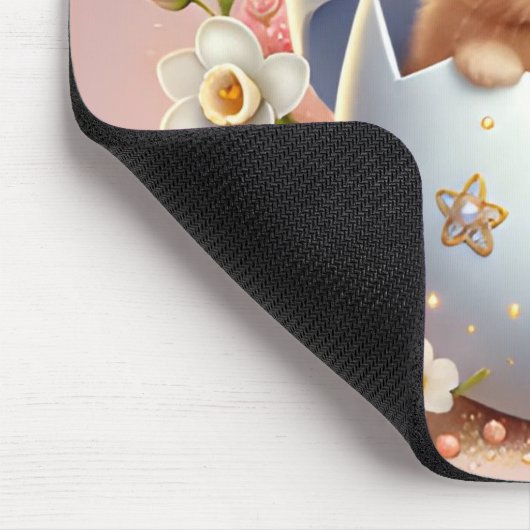 Enchanted Baby Bunny Mousepad (Ecke)