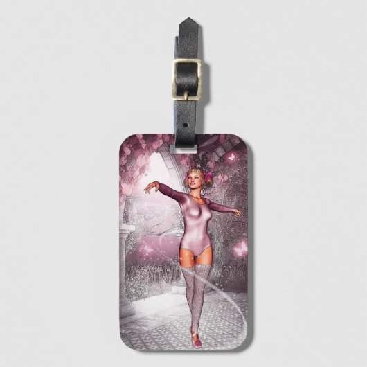 Enchanted Ballerina Gepäckanhänger (Vorderseite Vertikal)