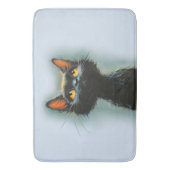 Enchanted Black Cat Badematte (Vorderseite Vertikal)