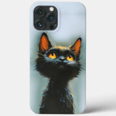 Enchanted Black Cat Case-Mate iPhone Hülle (Rückseite)