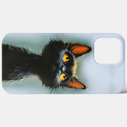 Enchanted Black Cat Case-Mate iPhone Hülle (Rückseite (Horizontal))