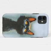 Enchanted Black Cat Case-Mate iPhone Hülle (Rückseite (Horizontal))