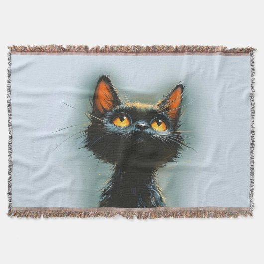 Enchanted Black Cat Decke (Vorderseite)