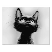 Enchanted Black Cat Gummistempel (Prägung)