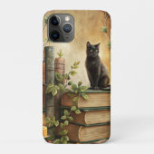Enchanted Black Cat Library Case-Mate iPhone Hülle (Rückseite)