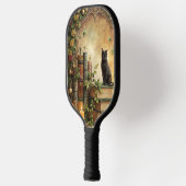 Enchanted Black Cat Library Pickleball Schläger (Links)