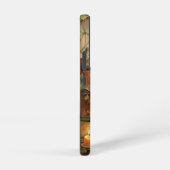 Enchanted Black Cat Library Samsung Galaxy Hülle (Rechte Seite)