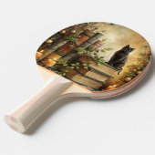 Enchanted Black Cat Library Tischtennis Schläger (Vorderseite)