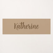 Enchanted Black Cat Library Yogamatte (Rückseite (Horizontal))