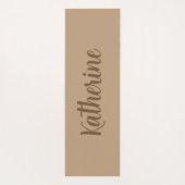 Enchanted Black Cat Library Yogamatte (Rückseite)