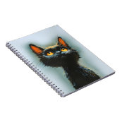 Enchanted Black Cat Notizblock (Rechte Seite)