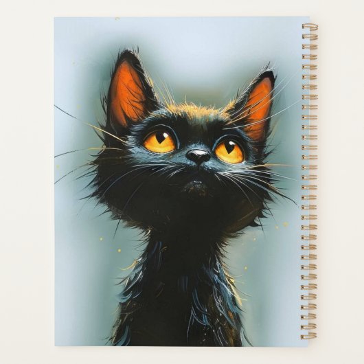 Enchanted Black Cat Planer (Rückseite)