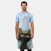 Enchanted Black Cat Schürze (Getragen)