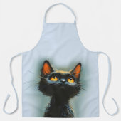 Enchanted Black Cat Schürze (Vorderseite)