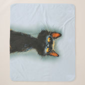 Enchanted Black Cat Sherpadecke (Vorderseite)
