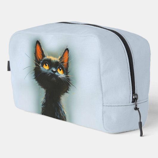 Enchanted Black Cat Waschbeutel (Rechte Ecke)