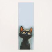 Enchanted Black Cat Yogamatte (Vorderseite)