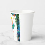 Enchanted Boho Parrot Birthday Pappbecher (Links)