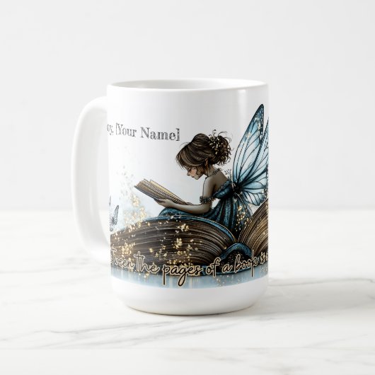 Enchanted Book Fairy Tasse (Vorderseite Links)