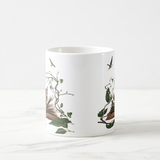 Enchanted Bookworm Kitten Coffee Mug  Kaffeetasse (Mittel)